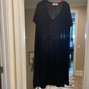 Project Social t Black Celestial Graphic tunic(bw)